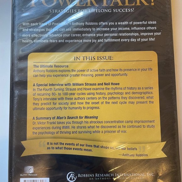 ANTHONY ROBBINS "POWER TALK" - Picture 3 of 3